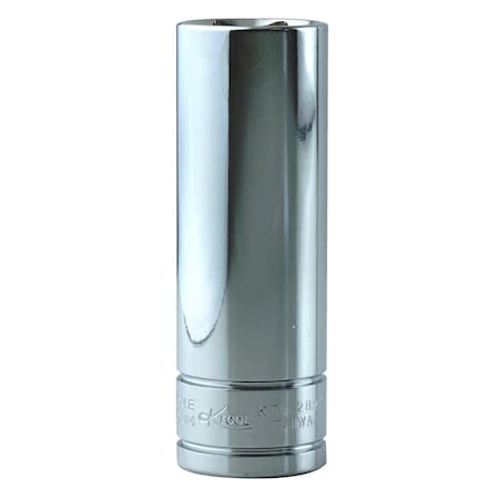 K-Tool International 1/2" Drive, 19mm Metric Socket, 6 Points, Deep 6 Pnt 1/2"Dr, 19mm KTI-28219